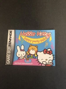 Hello Kitty Happy Party Pals Gba Manual - Imagen 1 de 5