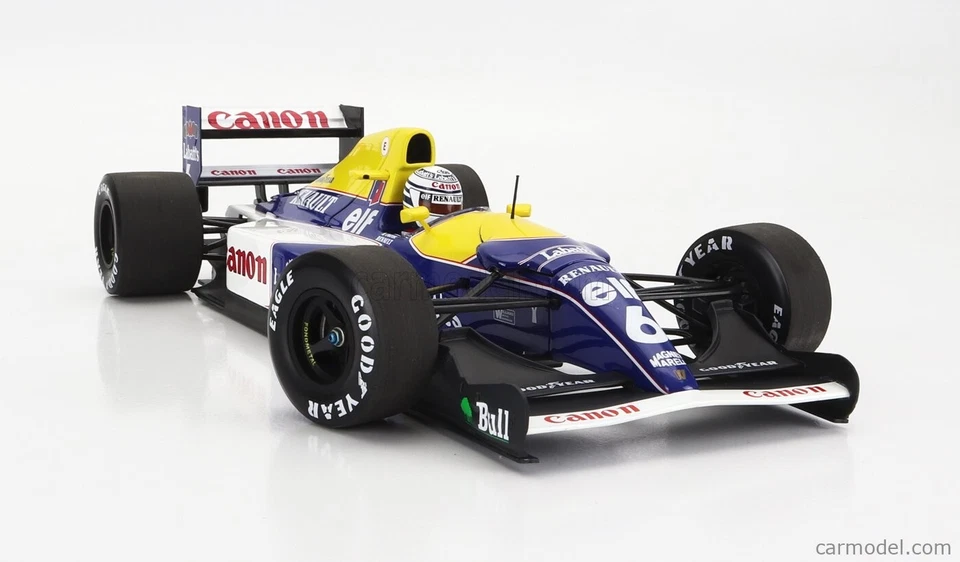 WILLIAMS RENAULT FW14B #6 PATRESE F1 CHAMPIONSHIP 1992 1:18 MINICHAMPS 110920006 - Image 1 of 4