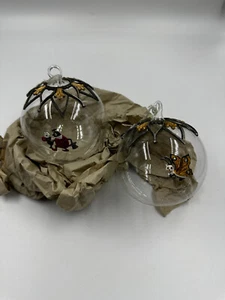 Christbaumkugeln Zinn  (8) Augsburger Zinnknöpfle Handarbeit - Bild 1 von 5