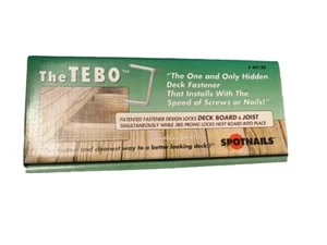 Spotnails Tebo Edelstahl versteckte Deckbefestigungen - 120 pro Box - 44120 - Bild 1 von 3