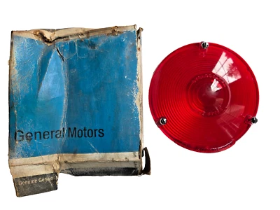 Chevrolet 1960-1972, camioneta GMC: lente de señal de giro trasera roja GM # 24896888B nuevo de stock Foto 1 de 3