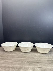 (3) CORELLE Market Street New York GILDED WOODS  21.5-oz SOUP BOWL Cereal Salad - Picture 1 of 15