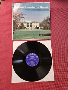 Vintage Eleven Presidents Speak 1956 Vinyl LP Highpoint Columbia -VG+ - Picture 1 of 2