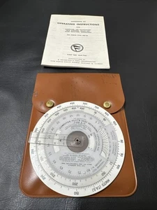 Vintage US Air Force Type MB-2A #FAA-74A Computer-Air Navigation w/Handbook Case - Picture 1 of 7