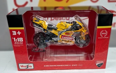 MAISTO 1/18 - MOTO GP 2023 DESMOSEDICI N° 1 - F. BAGNAIA - Immagine 1 di 2