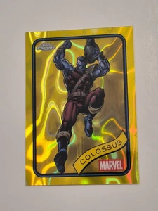 2025 Topps Chrome Marvel Colossus Yellow Lava Refractor #93 - Bild 1 von 2