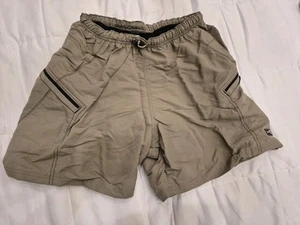 REI Men's Padded Bike Mountain Biking Cycling Shorts Adjustable Belted Cargo - Picture 1 of 8