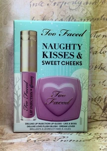 NIB-Too Faced Naughty Kisses & Sweet Cheeks-Like a Boss Lip-Dream Lover Blush - Picture 1 of 1