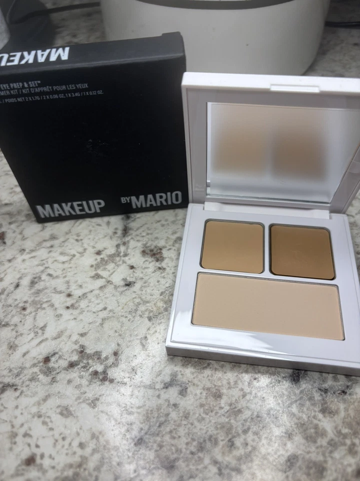 BNIB Makeup by MARIO Master Eye Prep & Set MEDIUM Primer Kit Palette  AUTHENTIC - Image 1 of 4