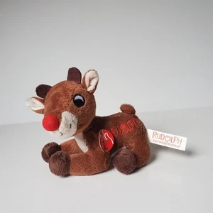 Dan Dee Rudolph The Red Nosed Reindeer Small Light Up Singing 5" Plush See Video - Picture 1 of 16