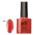 GDi Nails Fine Glitters 32 Colors UV/LED Soak Off Gel Nail Polish Top Base Coat 