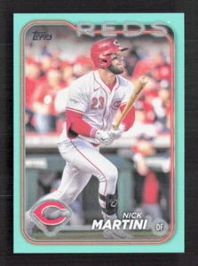 2024 Topps Update Nick Martini #US318SN Fanatics Aqua Parallel - Picture 1 of 2