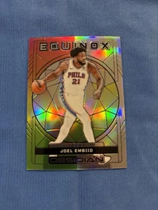 2023-24 Panini Obsidian Joel Embiid Equinox Electric Etch Reggae Flood 30/60 - Picture 1 of 2