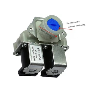 For Haier Cylinder Washing Machine Part Double-head Inlet Valve 1 in 2 out Valve - Picture 1 of 4