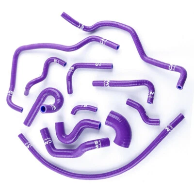 Purple Silicone Heater & Coolant Hose For 89-97 Mazda Miata MX5 MX-5 NA MK1 1.6L - Imagem 1 de 4