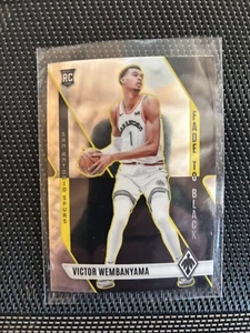 2023-24 Panini Phoenix VICTOR WEMBANYAMA Fade To Black + Paragon - Imagen 1 de 4
