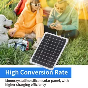 Portable 5V Car Van Boat Caravan Camper Solar Panel Battery Charger Kit - Picture 1 of 10