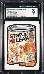 2017 Topps Garbage Pail Kids GPK Trumpocracy #61 The First 100 Days CGC9 MINT - Picture 1 of 2