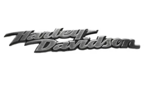 FREGIO SCRITTE A RILIEVO SERBATOIO HARLEY DAVIDSON SPORTSTER DYNA SOFTAIL V-ROD - Imagen 1 de 13