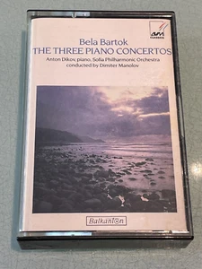 Bela Bartok - The Three Piano Concertos 1-3 - Audio Cassette Tape Album - AVM - Picture 1 of 5