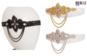 Ro Rox 20s Headband Ida Great Gatsby Party Boho Flapper Jewellery Bride Wedding