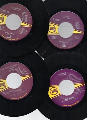 Rick James Lot 8 R&B Funk Vintage 7" 45s! Can't Stop Glow 17 Super Freak +++ - Image 1 of 4