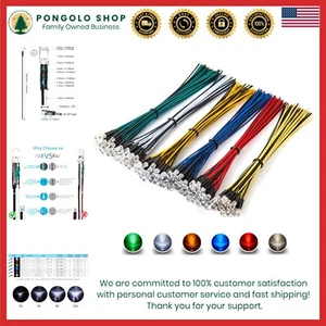 120 Stück 12 V LED Dioden sortiertes Kit 5 mm vorverdrahtet 6 Farben für DIY-Projekte - Bild 1 von 8