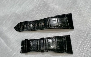Athentic Cartier Strap Vintage 28mm (between lugs 10mm) Roadstar Fullsize #M5 - Picture 1 of 4