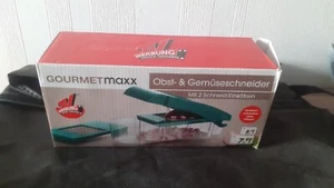 Gourmet Maxx Obst- und Gemüseschneider Türkis - Bild 1 von 8