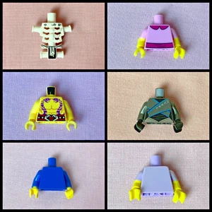 LEGO Spare Parts 973 MINIFIG DECORATED TORSO - Choose Item - Picture 1 of 7