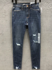 Old Navy Girls Ballerina Jeggings 14 Factory Destroyed Built In Tough Stretch - Picture 1 of 16