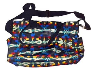 PENDELTON Shoulder Weekender Tote Bag Aztec Southwestern - Picture 1 of 10