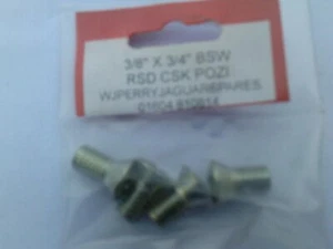Tornillos pozi contrahundidos elevados 3/8"" BSW UNC X 3/4"" UCS037/6 X 4 - Imagen 1 de 2
