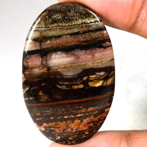100% Natural Picasso Jasper Oval Cabochon Loose Gemstones 53.05Cts 27x 45x 05mm
