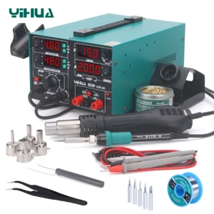 YIHUA 862BD+ 853D 2A USB Multi-Station Soldering Iron Station Desoldering Gun - Picture 1 of 24