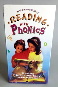 Beginners Reading With Phonics (VHS, 2001) New Sealed - Picture 1 of 3