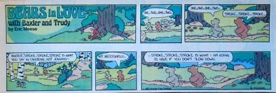 Bears in Love with Baxter & Trudy - lot of 22 color Sunday comic pages from 1983 - image 1 of 2