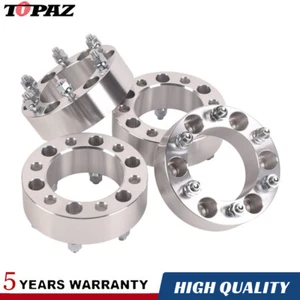 4x 50mm 6Stud Wheel Spacer Spacers For Landcruiser Patrol Hilux 6x139.7 M12x1.5 - Picture 1 of 11