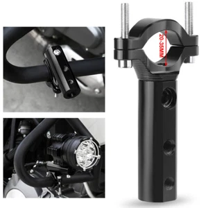 Motorcycle Bracket Branch Fork Spot Headlight Fog Lamp Mount Extension Bar Clamp - Picture 1 of 12