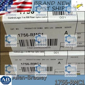 Allen Bradley 1756-RMC10 AB ControlLogix Cable 10m Fiber Optic 1756 RMC10 US NEW - Picture 1 of 5
