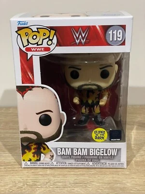 WWE - Bam Bam Bigelow Glow US Exclusive Pop! Vinyl. - Image 1 of 4