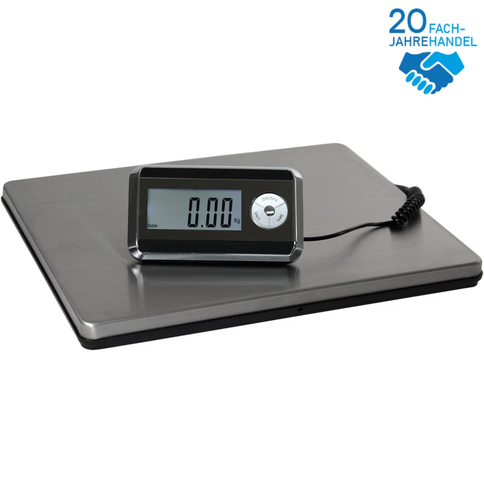 Plattformwaage WKA 75kg 150kg 300kg Paketwaage Tierwaage Industriewaage Waage