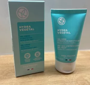 YVES ROCHER HYDRA VÉGÉTAL Crema Gel Vegetale Idratante Antistop 48 H 50ml - Foto 1 di 4