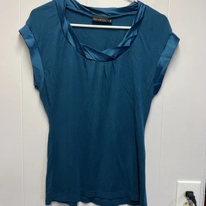 The Limited Scoop Neck Shirt Women’s Medium. Satin Accents 100% Modal - Picture 1 of 7