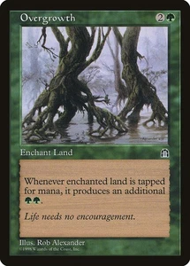 4x Overgrowth - LP -  Tempest Block - mtg - SPARROW MAGIC - Picture 1 of 1