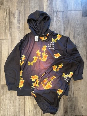 New Anti Social Social Club Kkoch Engineered Set Hoodie & Pants NWT Size XL - Image 1 of 3