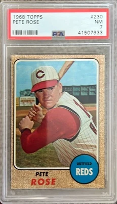 1968 Topps #230 Pete Rose Foto 1 de 2
