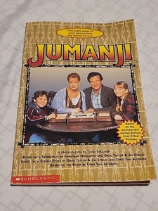Vintage 1995 JUMANJI Paperback Book Robin Williams - Picture 1 of 2