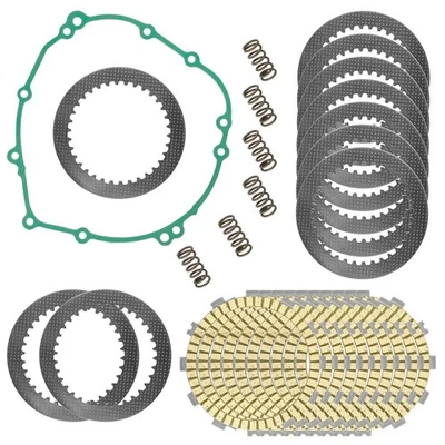 Kit de juntas de placas de fricción de embrague para Kawasaki ZX10R ZX-10R Ninja ZX1000 2006-10 Foto 1 de 4