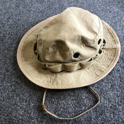 Sombrero Cubo Boonie Sol Clima Caliente Tipo ll Talla 7 Bronceado Hecho EE. UU. Estilo Militar Foto 1 de 4